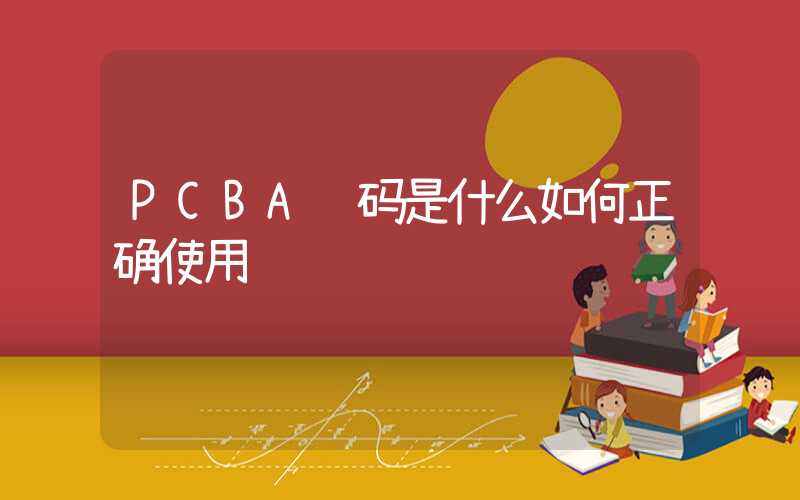 PCBA编码是什么如何正确使用